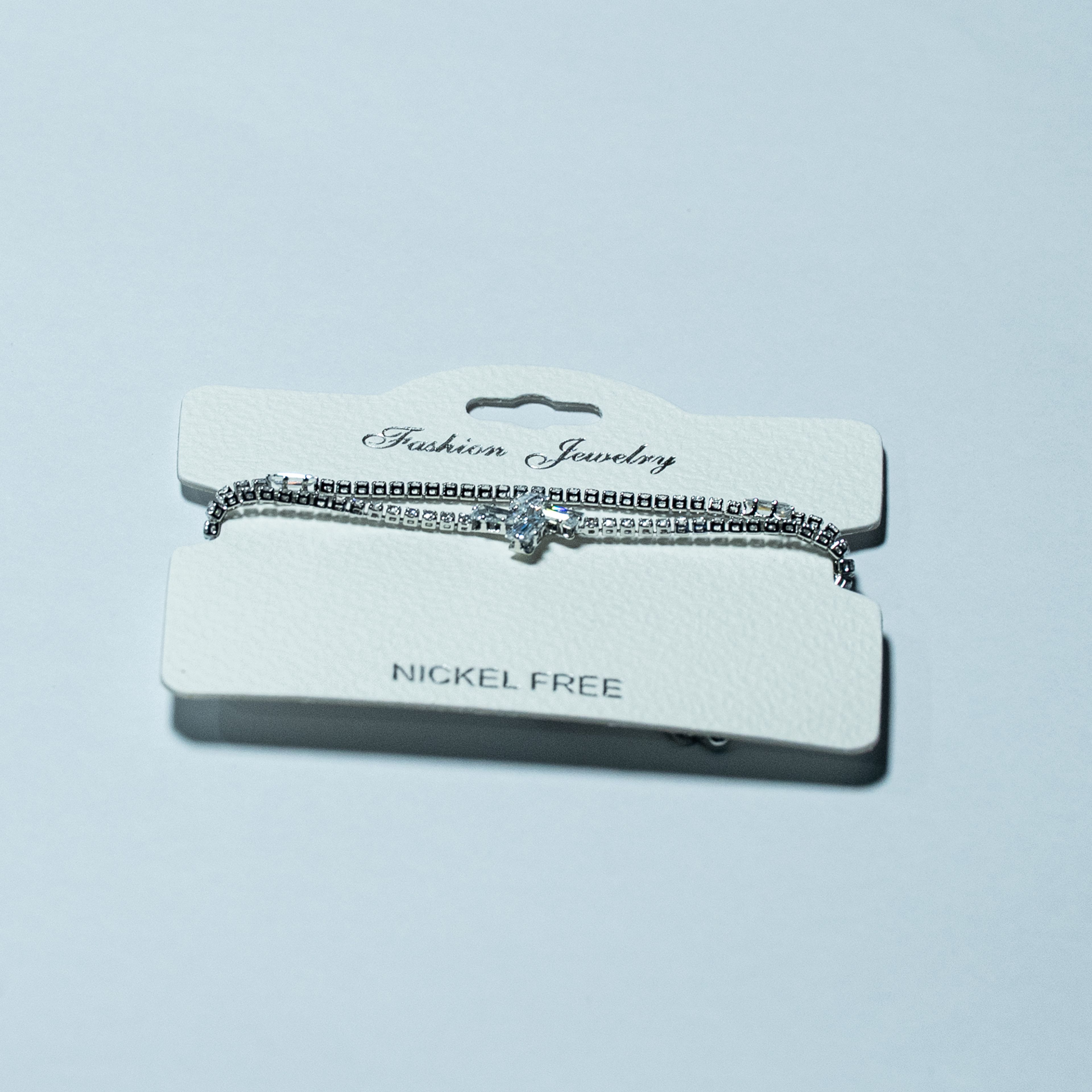 Silver Solitaire Tennis Bracelet