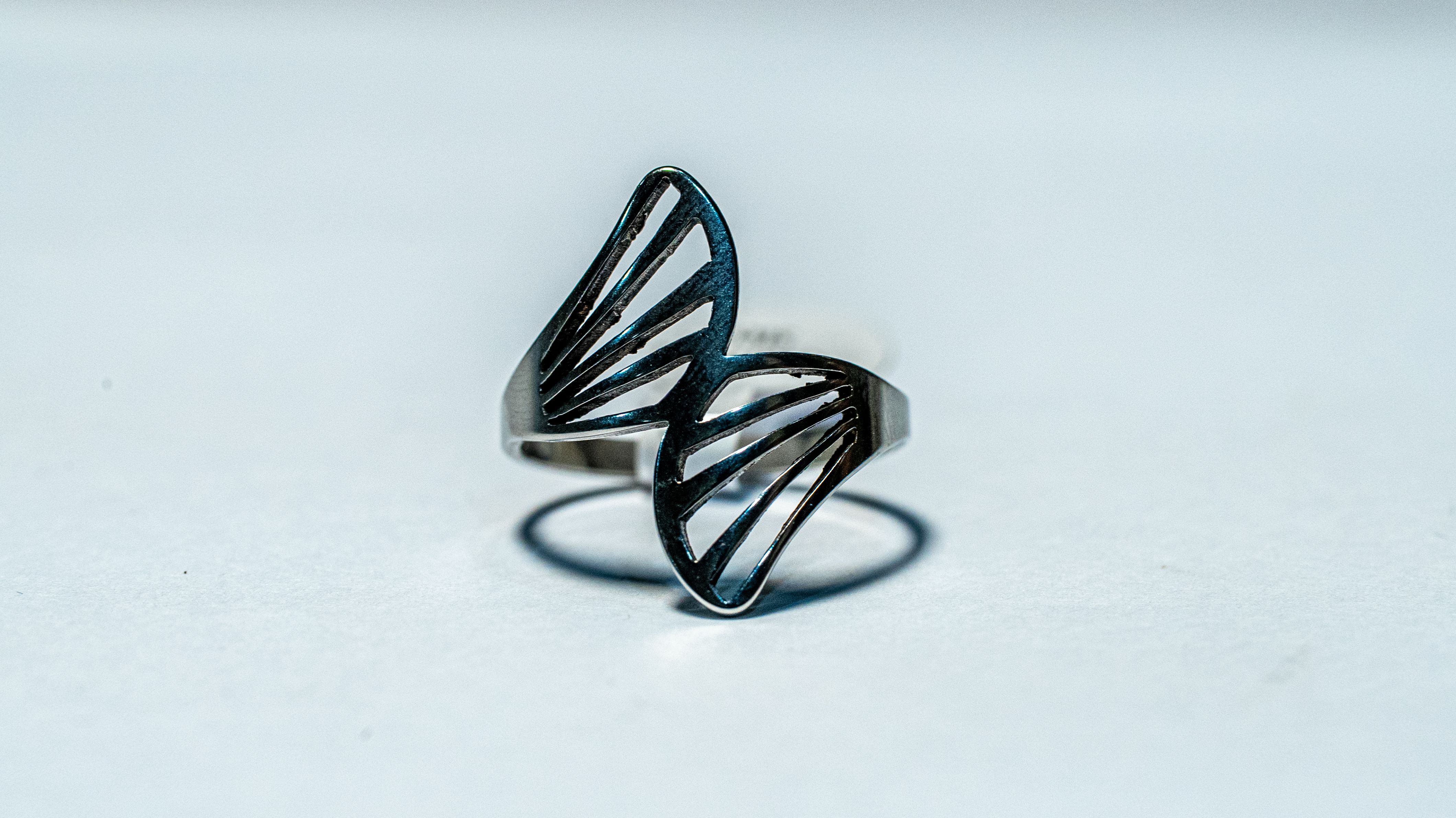 Butterfly Wing Outline Ring