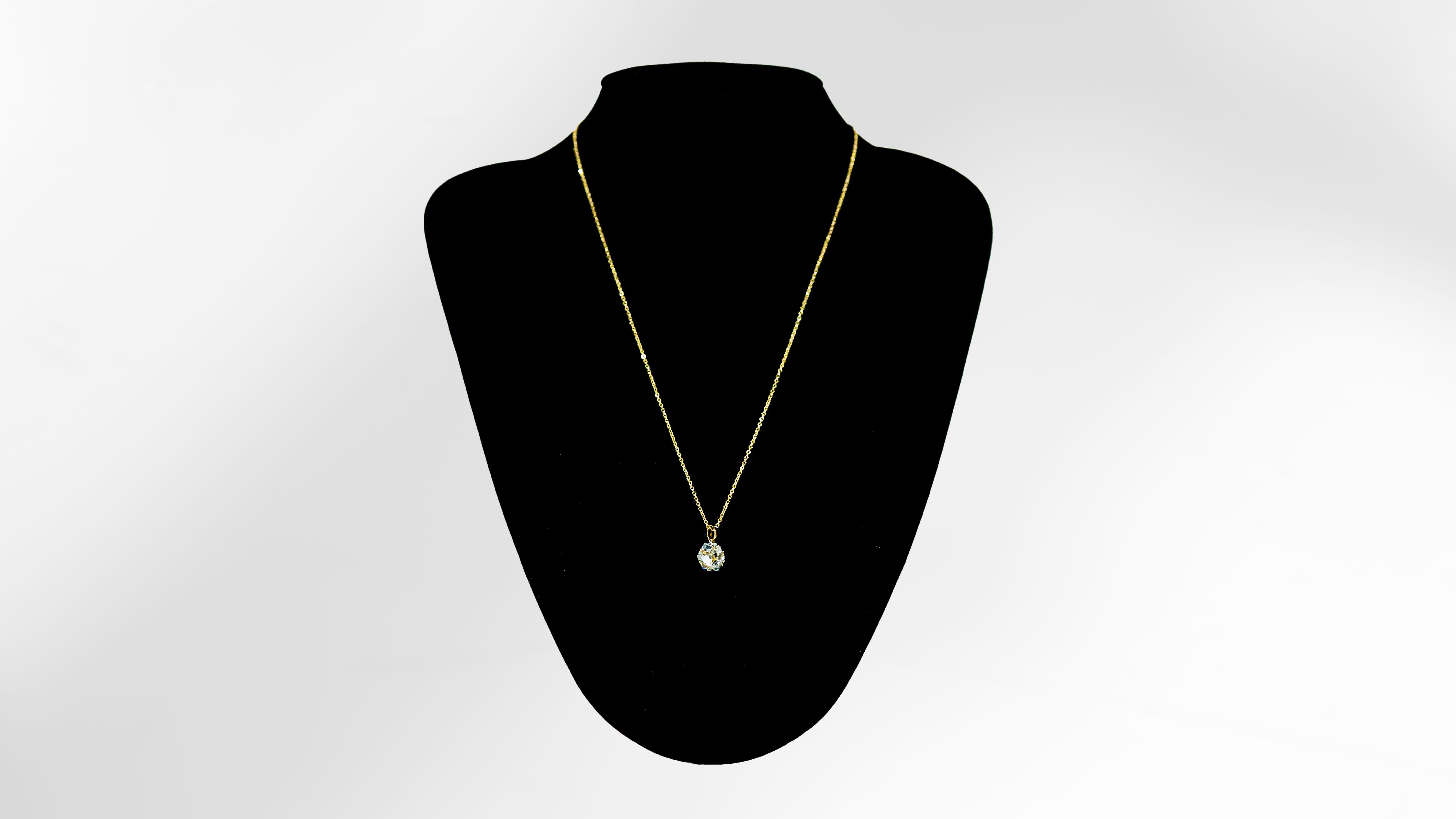 Solitaire Glow Pendant Necklace