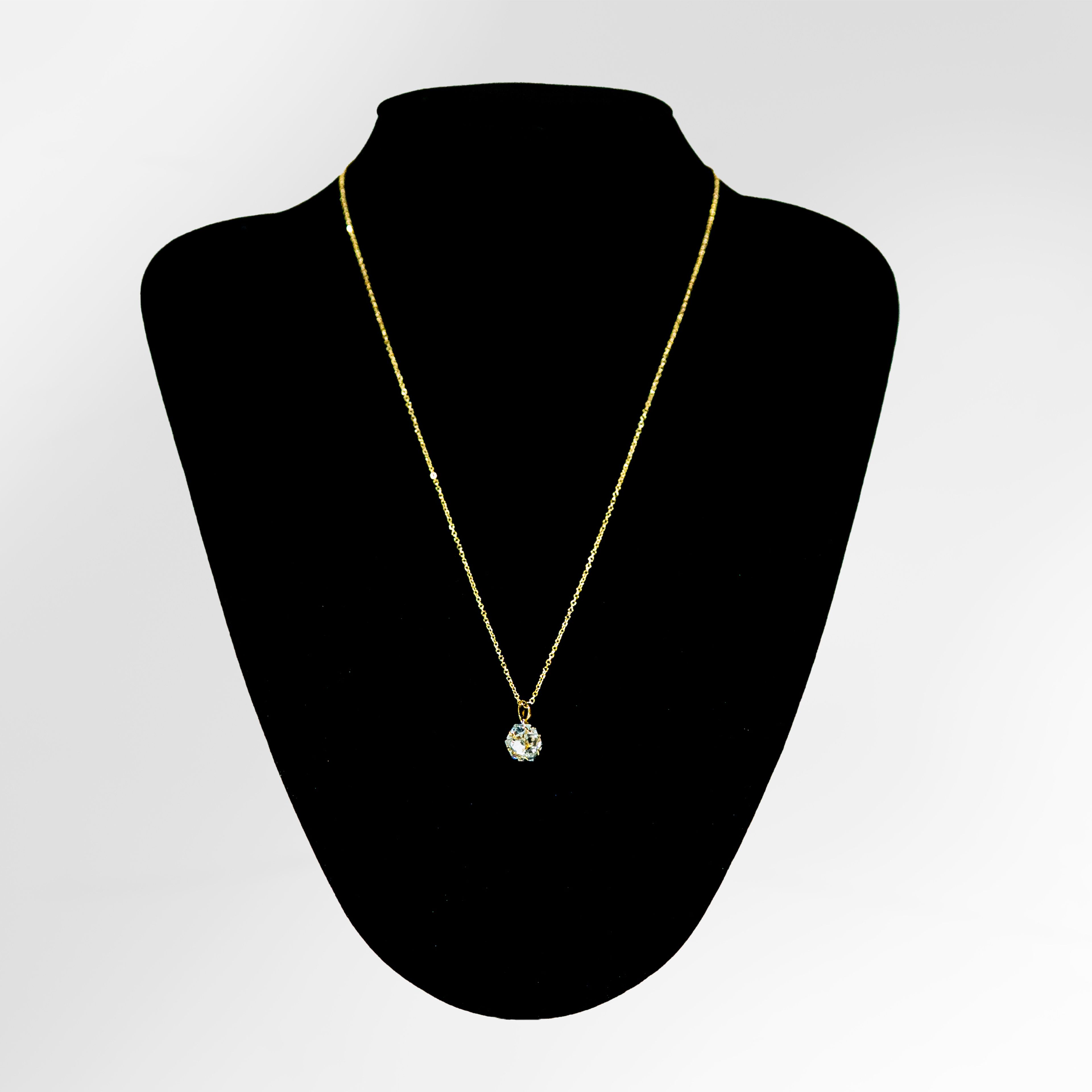 Solitaire Glow Pendant Necklace