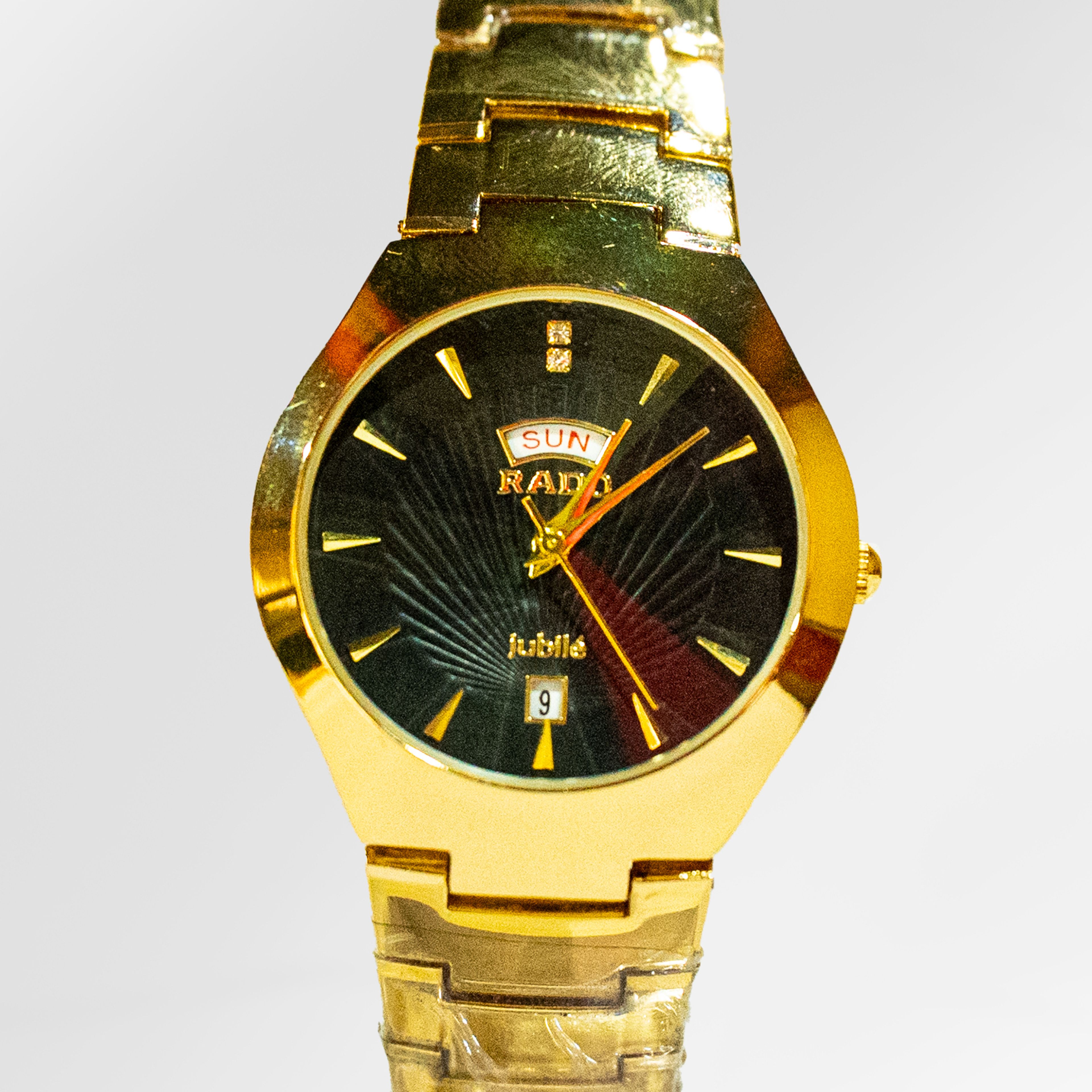 Rado Jubilé Day-Date Gold Black Dial