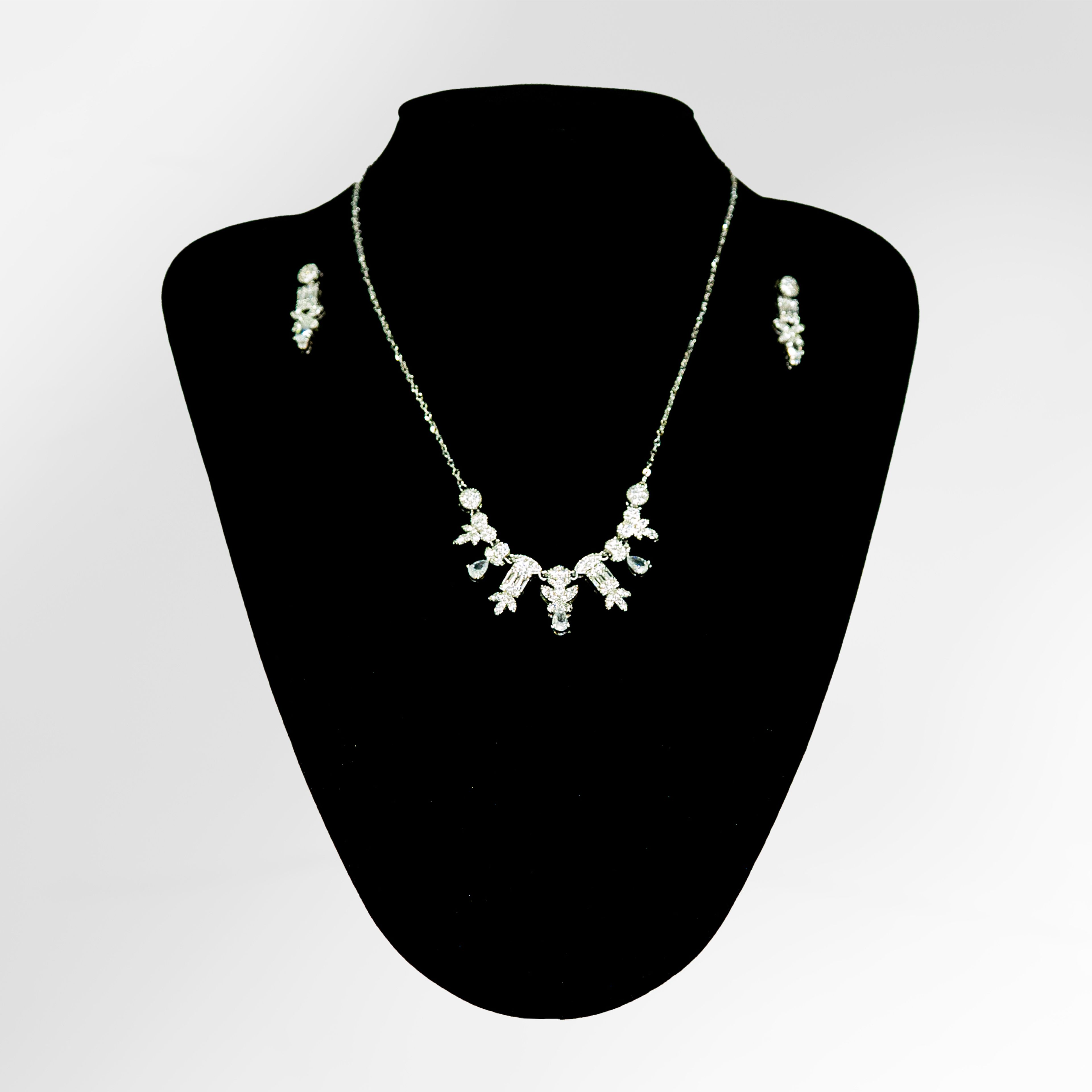 Crystal Garden Necklace and Earring Set
