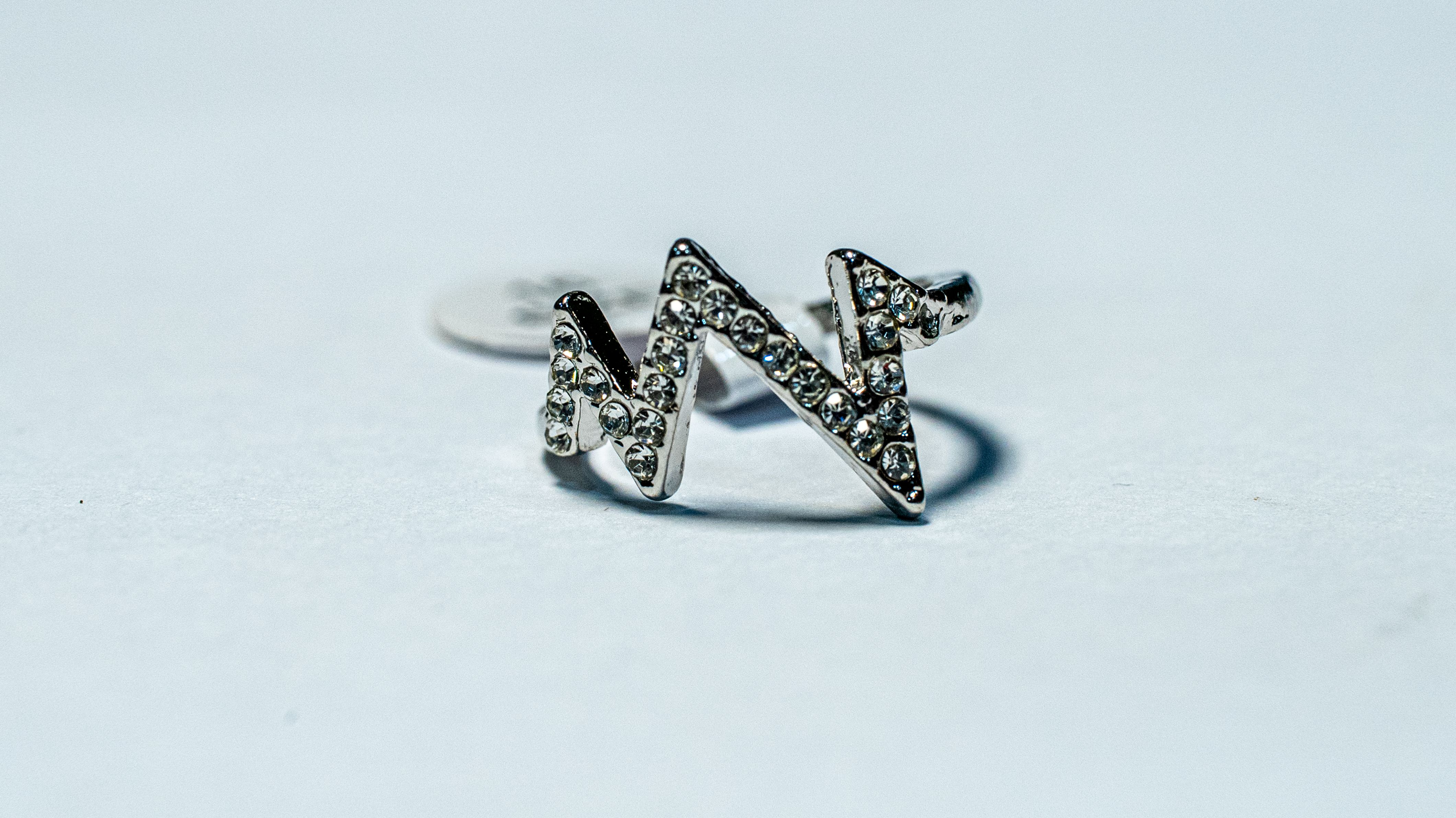 Crystal Zigzag Ring