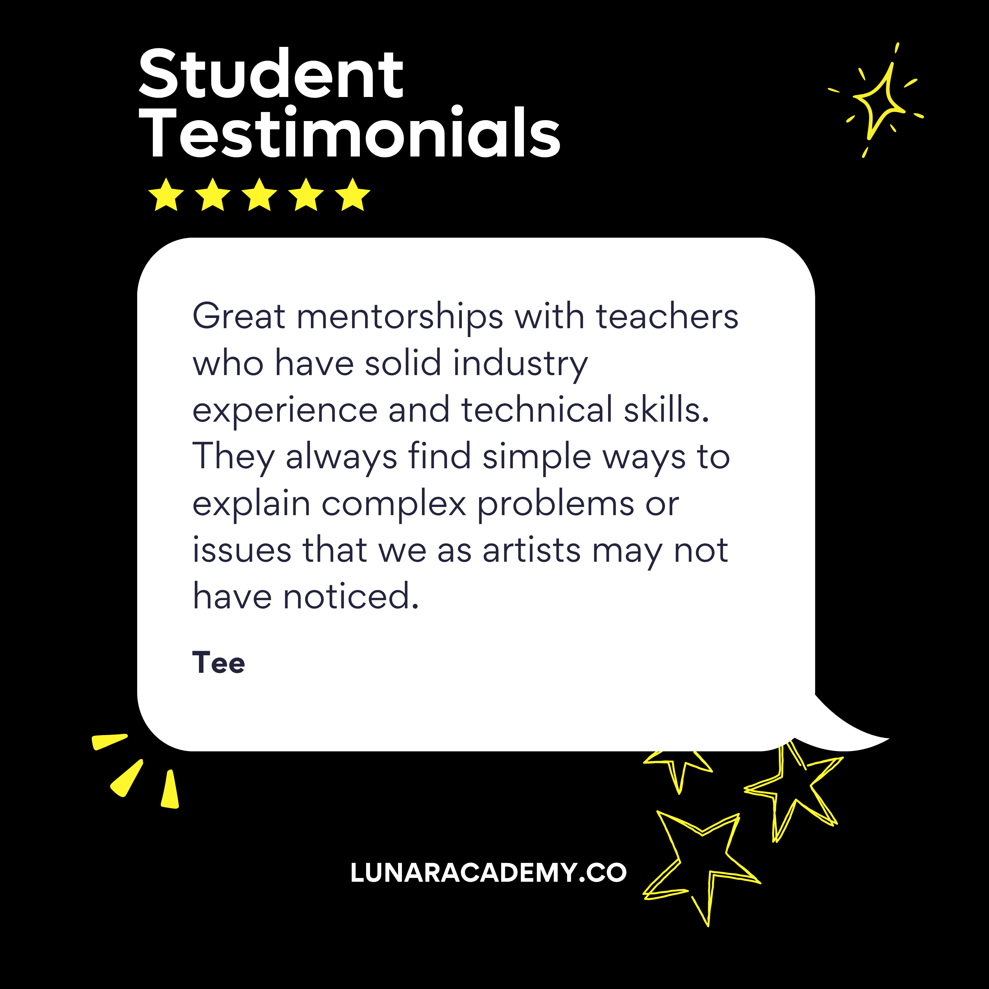Student Testimonials Carousel 