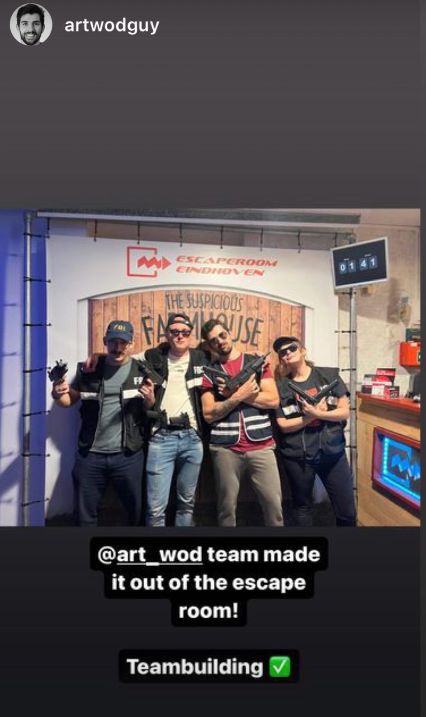 Team Meetup Photo - Instagram 