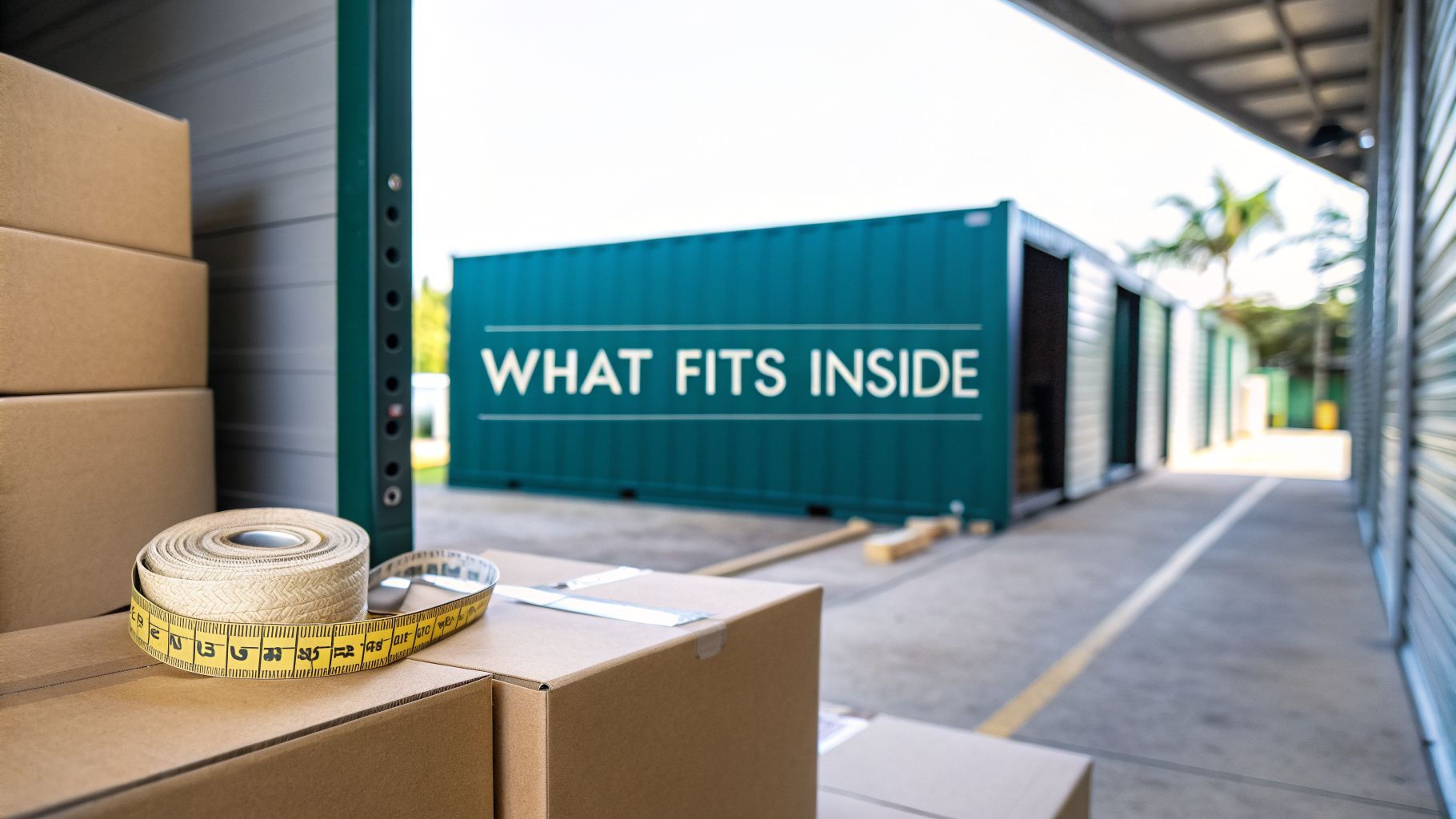 Your Guide to a 10x15 Storage Unit What Fits Inside