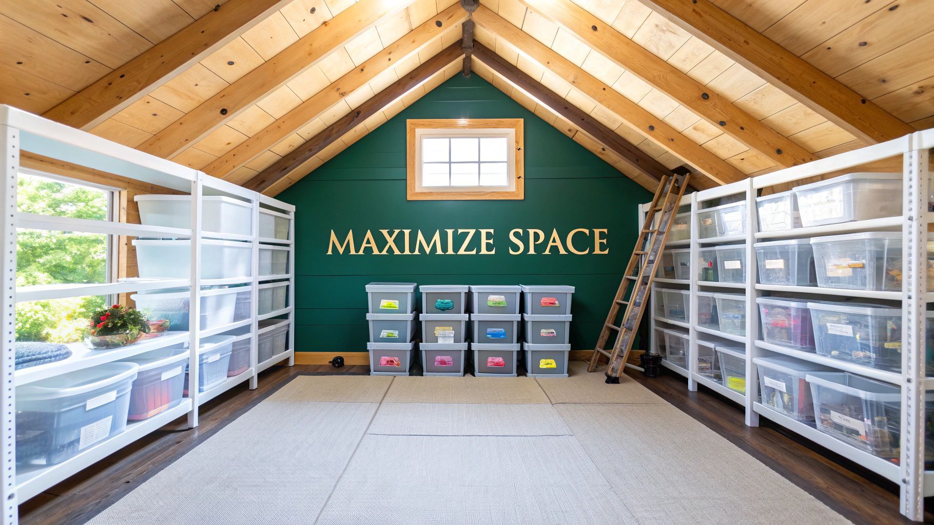 8 Attic Storage Solutions to Maximize Space in 2025