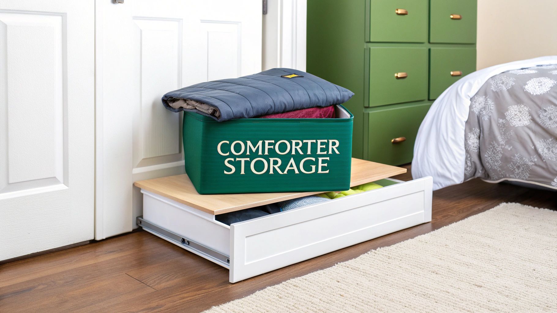 7 Smart Comforter Storage Ideas to Reclaim Your Space