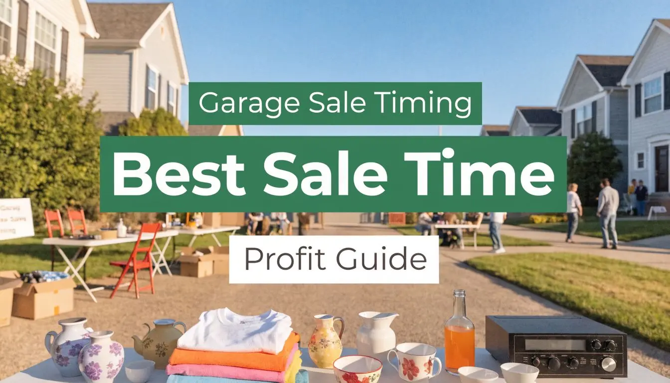 Best Time for Garage Sale: Your 2026 Profit Guide