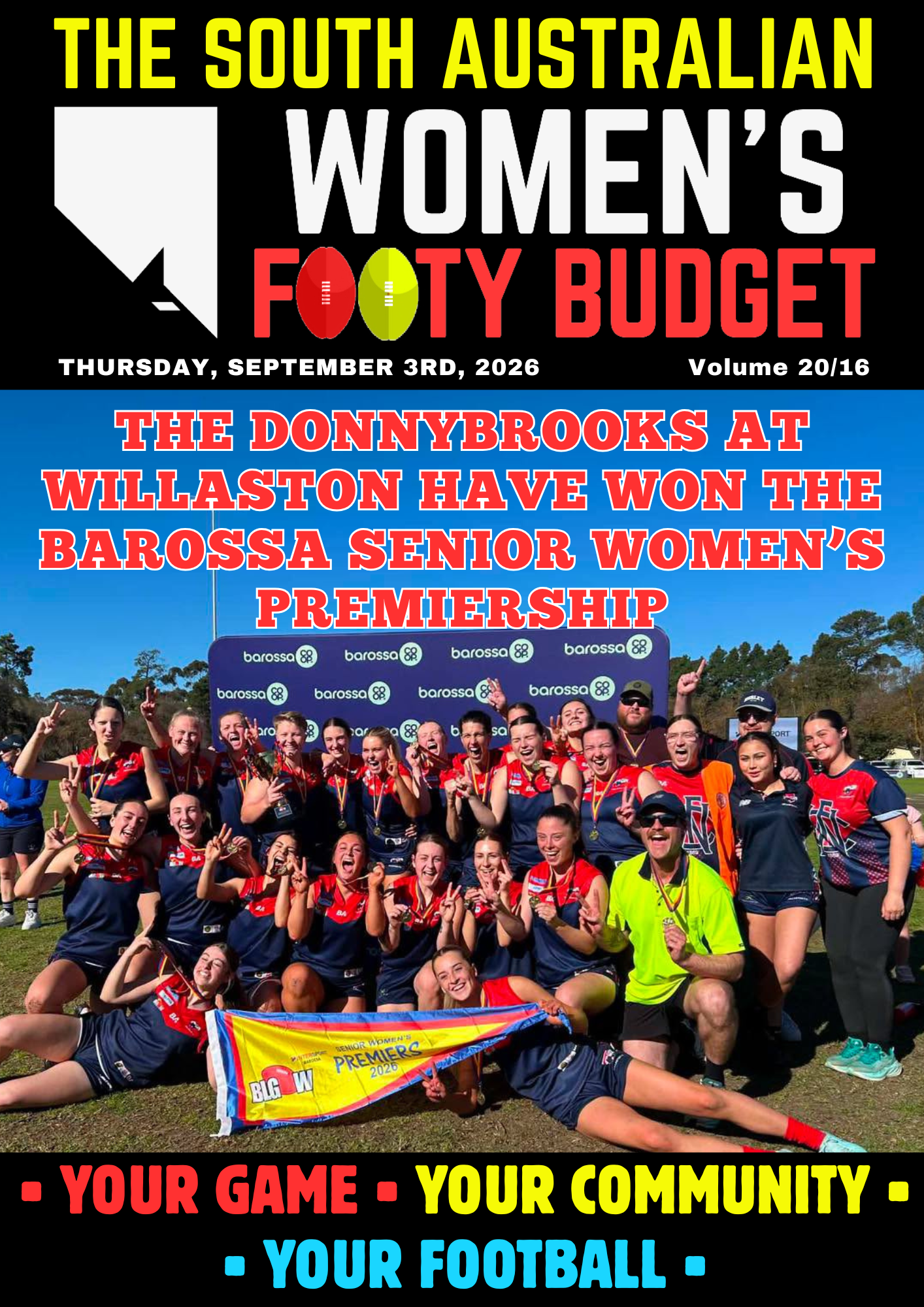 SA Women's Footy Budget 2026 Edition 20