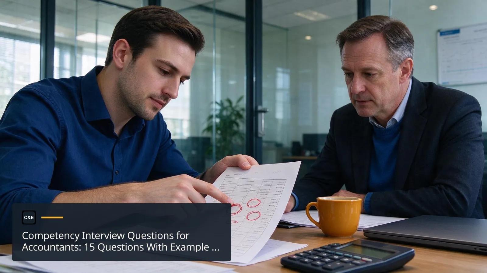 Competency Interview Questions for Accountants: 15 Questions With Example Answers
