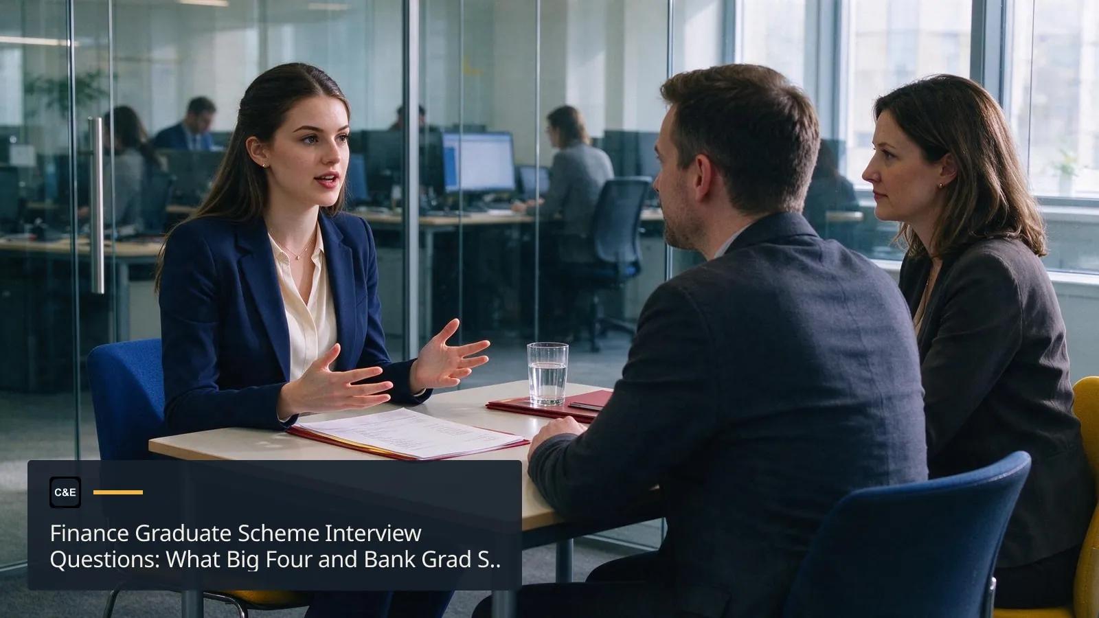 Finance Graduate Scheme Interview Questions: What Big Four and Bank Grad Schemes Ask