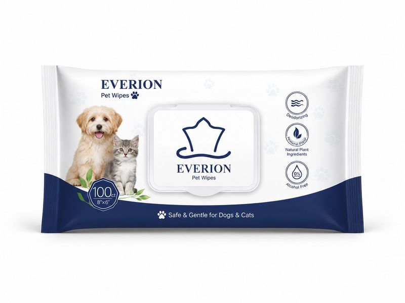 Pet Grooming Wipes | EVERION OEM Wet Wipes Manufacturer for private label OEM manufacturing