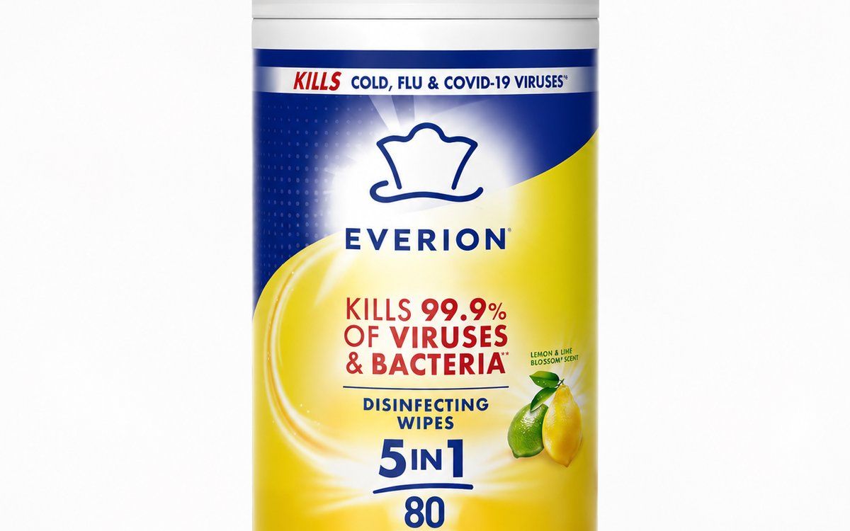 Disinfecting wipes for surface cleaning