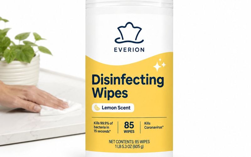 Disinfecting wipes for surface cleaning