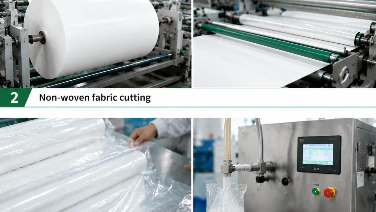 OEM wet wipes production process