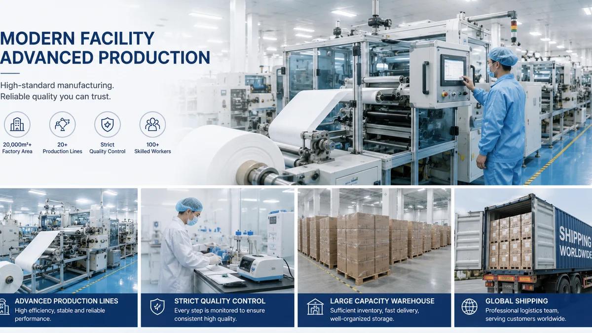 EVERION wet wipes factory facility