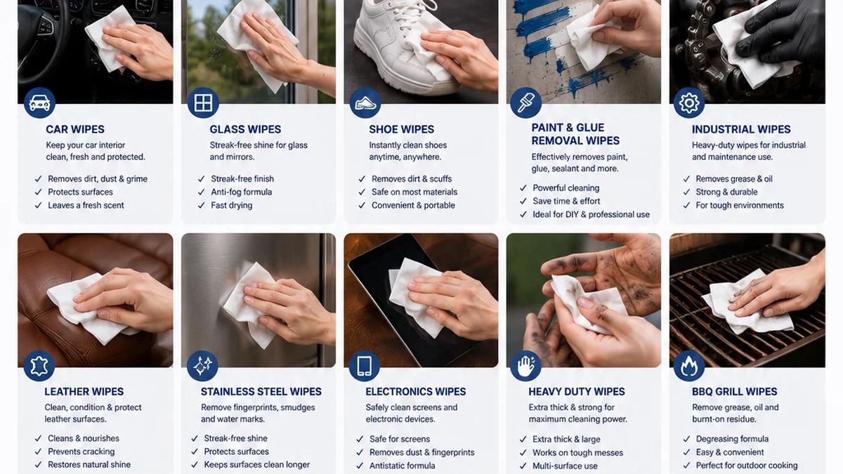 Specialty Wipes Industrial And Personal Use