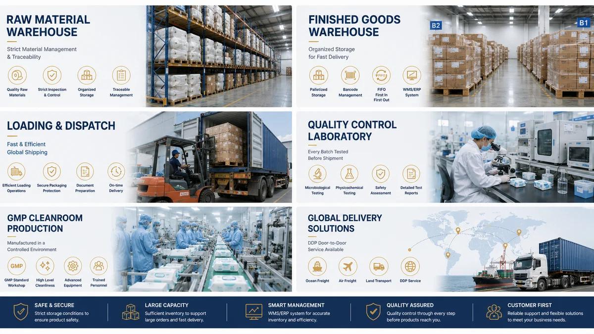 OEM wet wipes production process