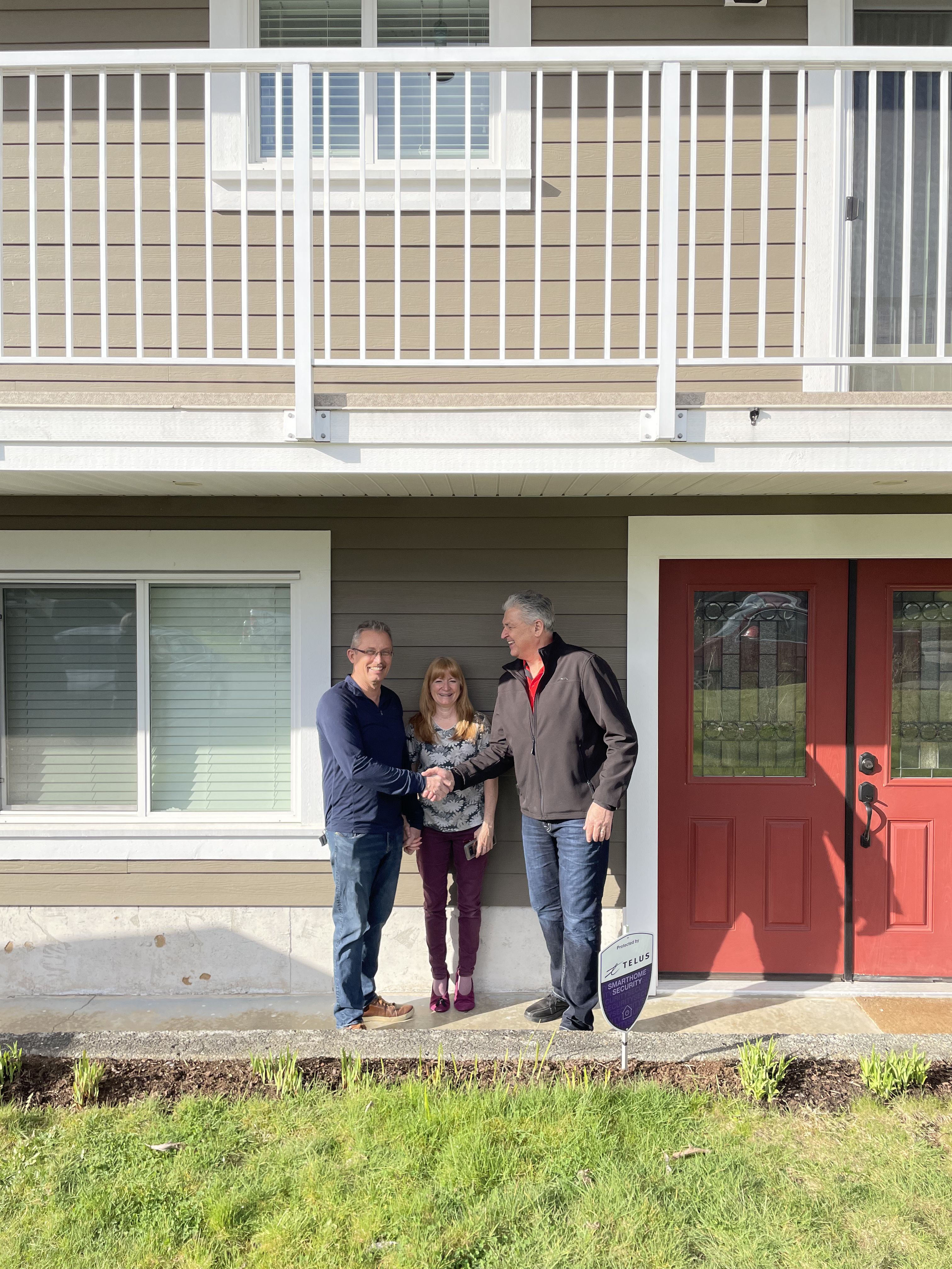 Finished exterior of a residential project — windows and trim
