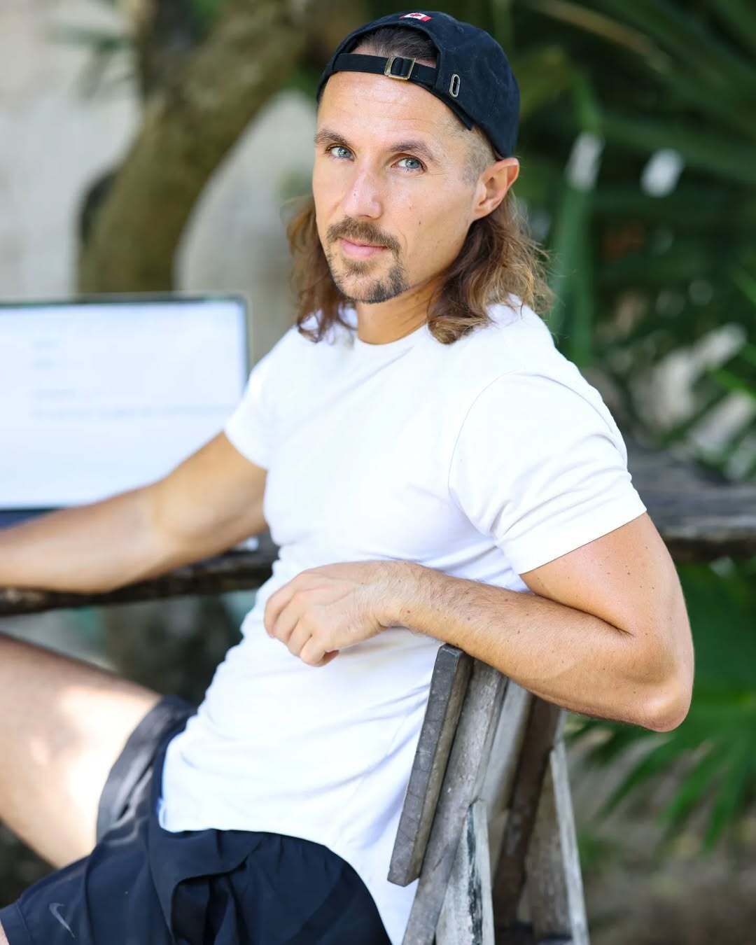 Business consultant Ted Carr, an online entrepreneur and mentor, photographed outdoors in casual attire, showing his approachable personality and professional confidence.