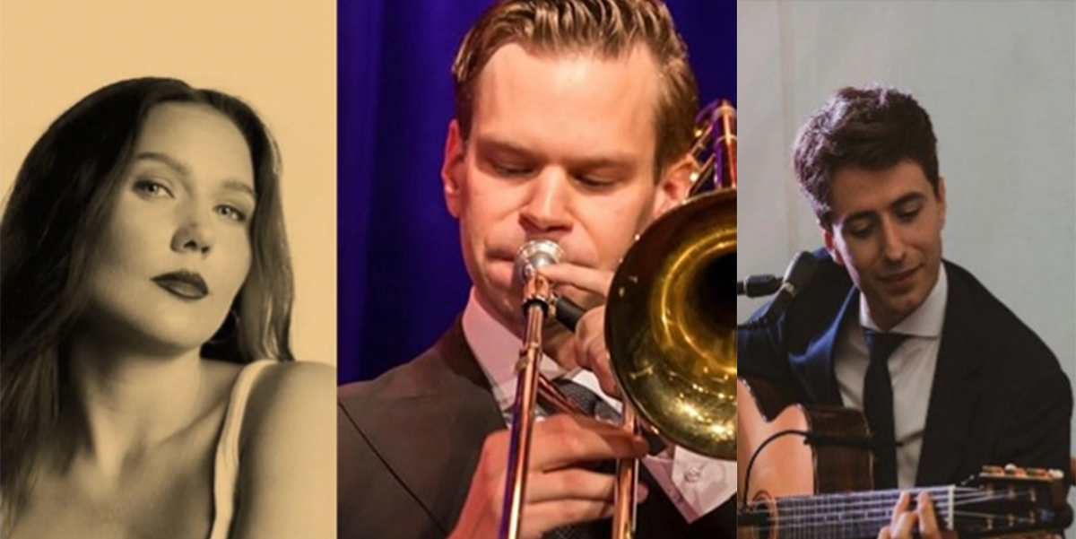 Sammensatt bilde av Marlen Tjøsvoll, Kristoffer Kompen & James Girling