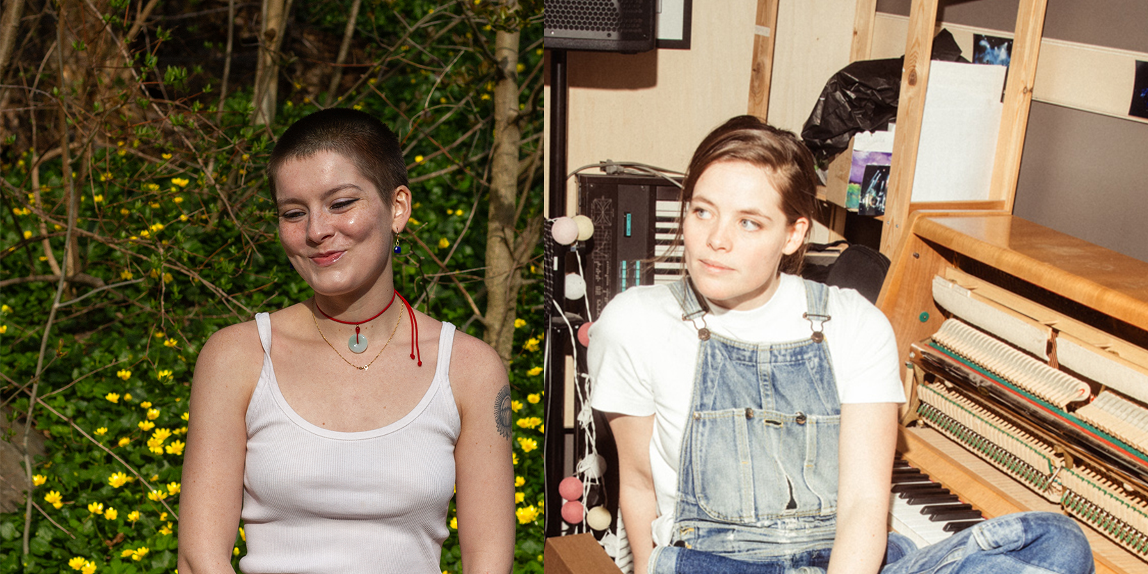 Composite picture of Zoh Amba and Anja Lauvdal