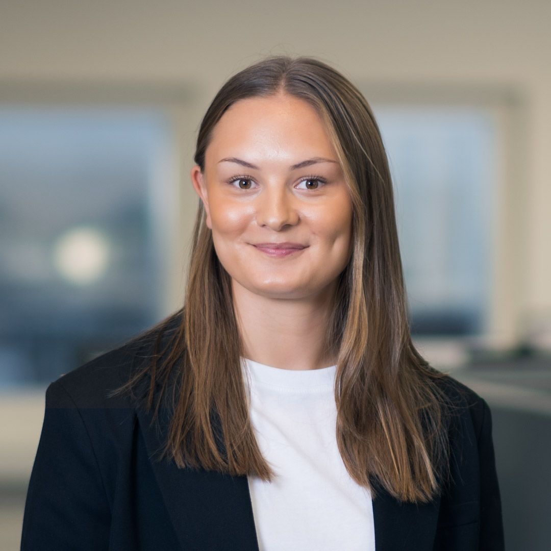 Porträttbild på Rebecka Berggren, LIA-praktikant Marknadsavdelningen på Newbody Family