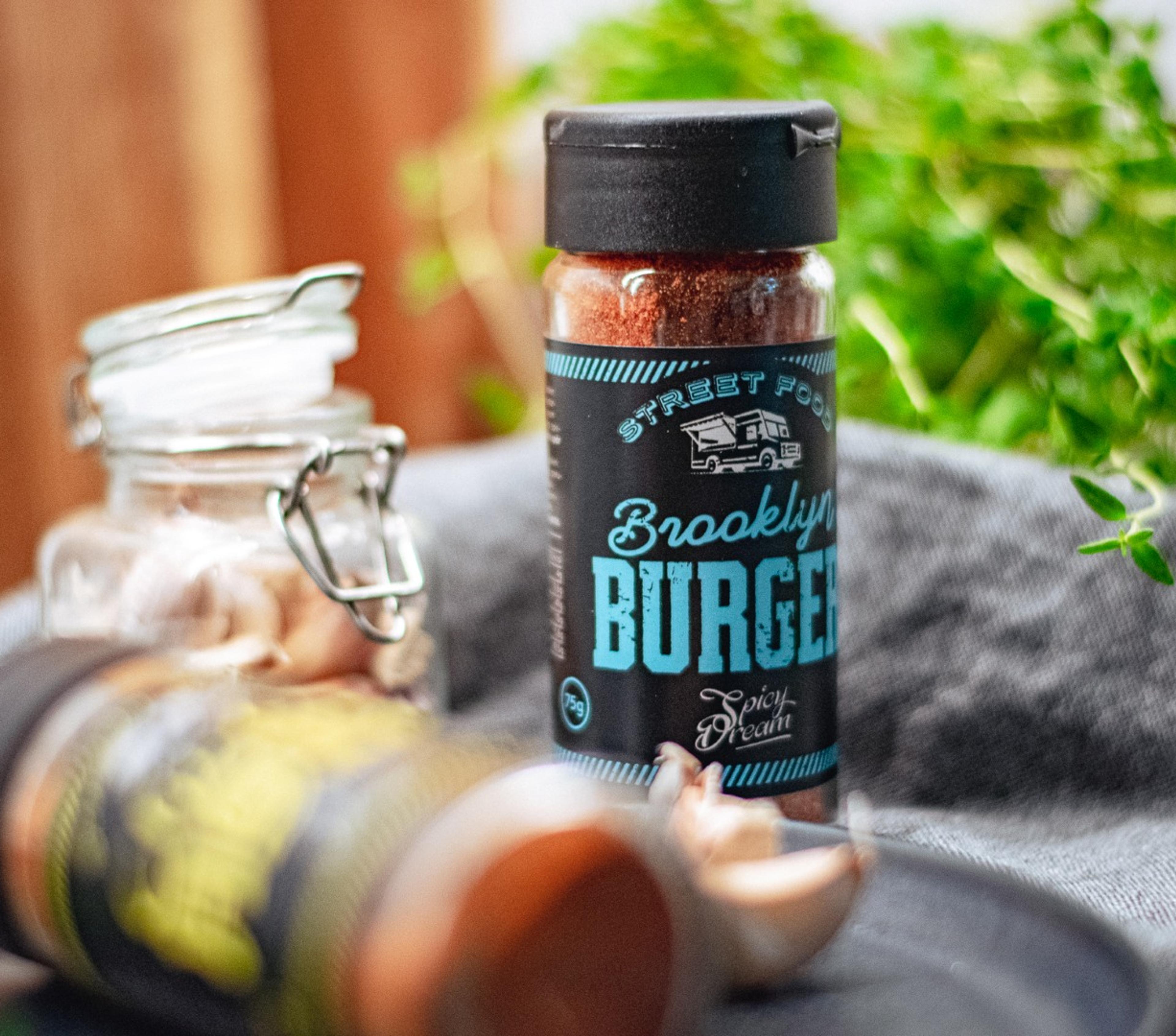 Krydda med smak av brooklyn burger från street food paketet