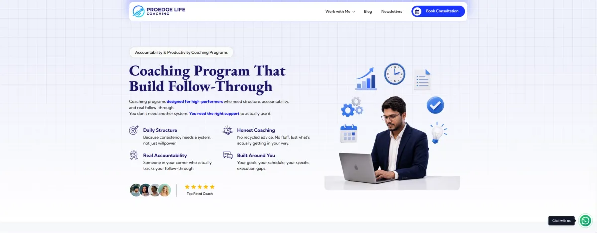 ProEdge Life Coaching - design showcase 2 by Ajju Iglesias