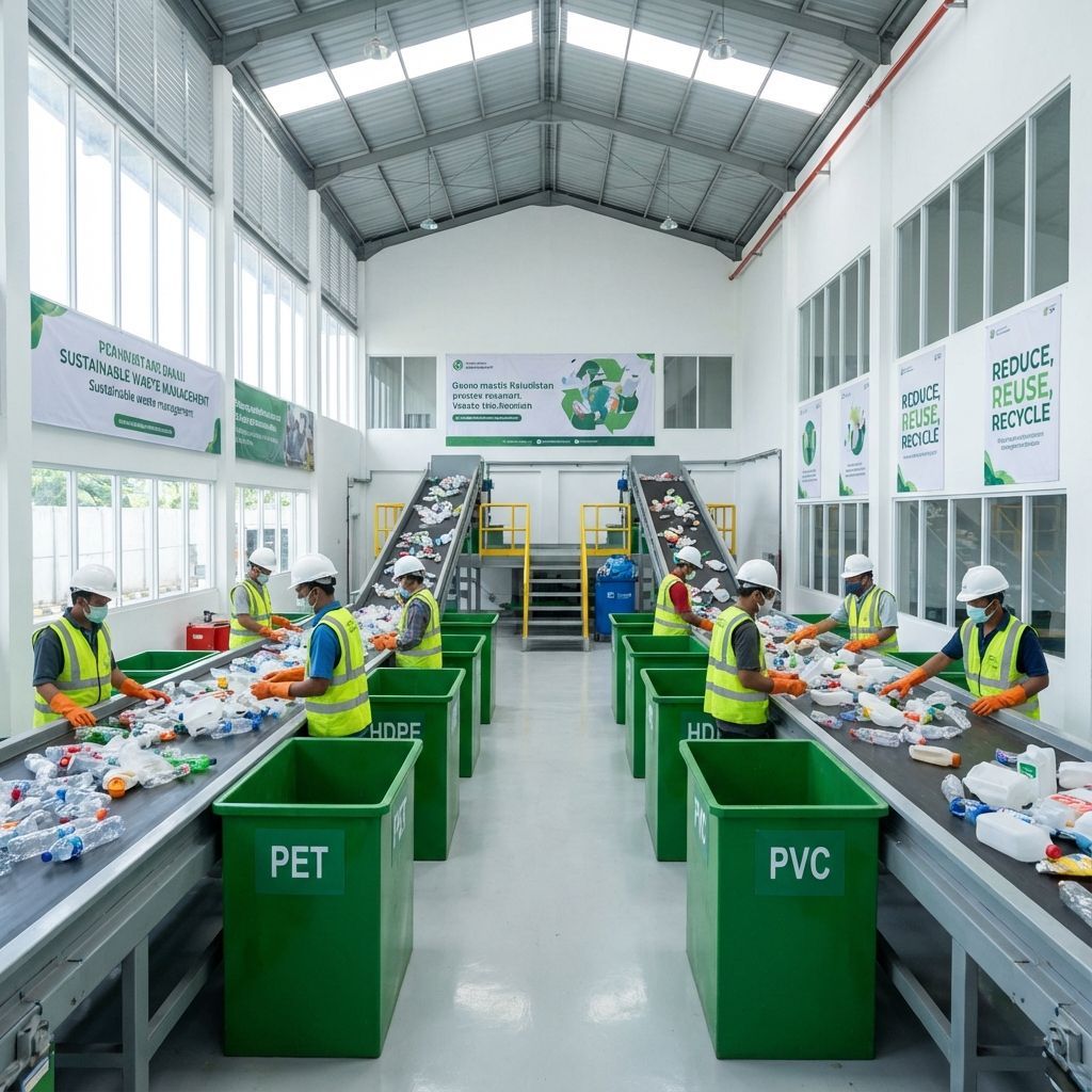 Peluncuran Fasilitas Daur Ulang Modern di Sidoarjo