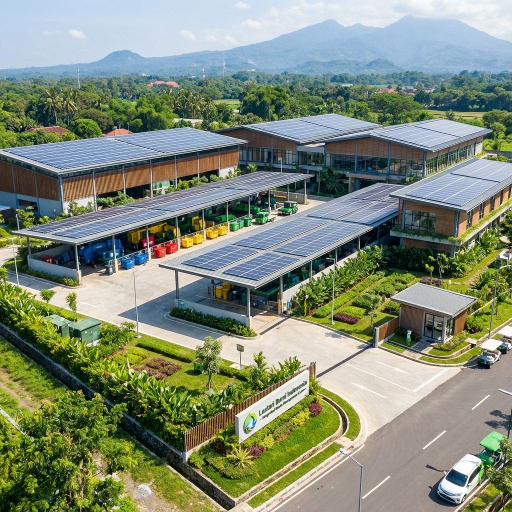 Fasilitas Daur Ulang Sidoarjo - Tampak Udara