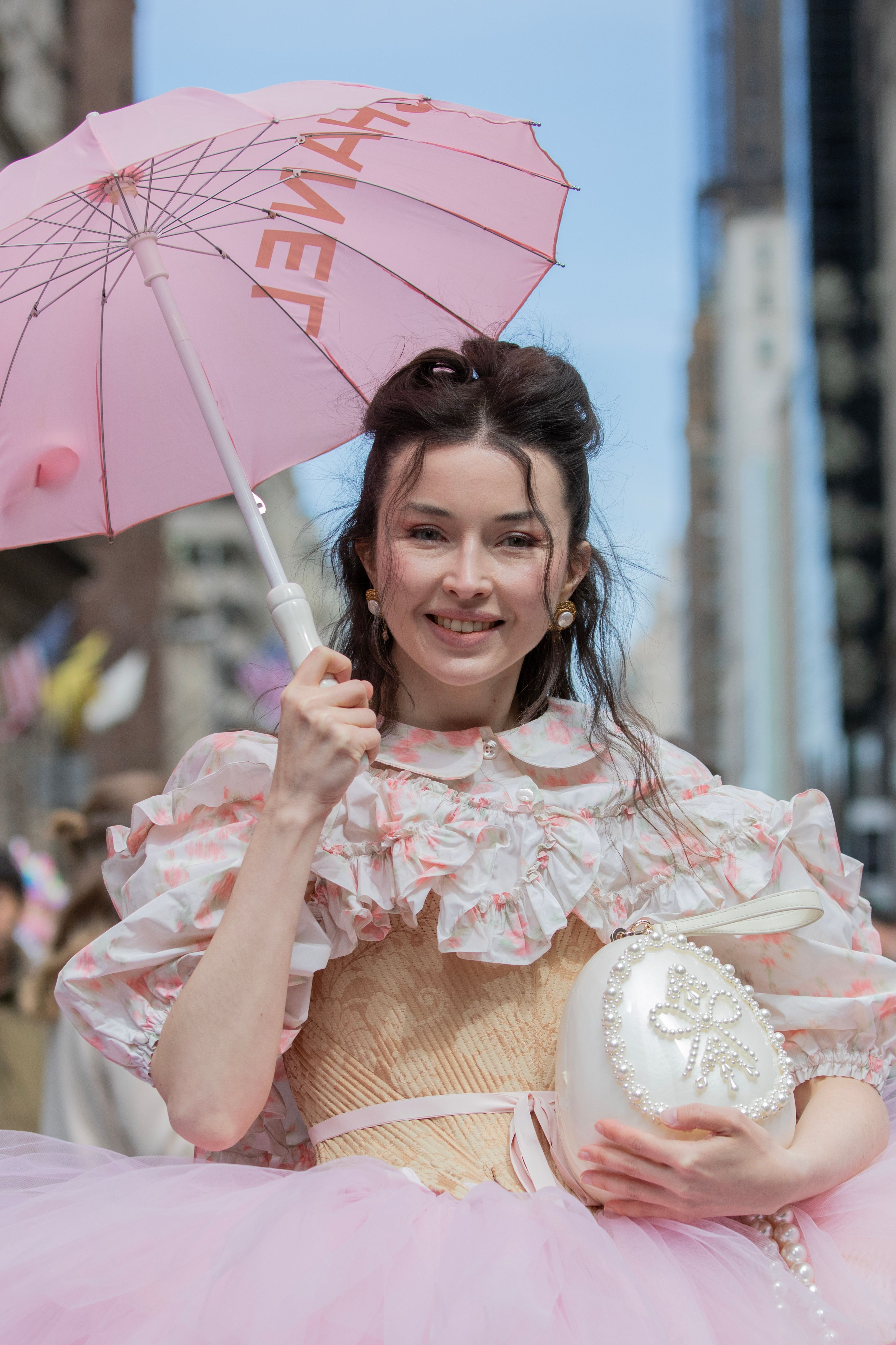 Romantic Ruffles and Pink Parasol
