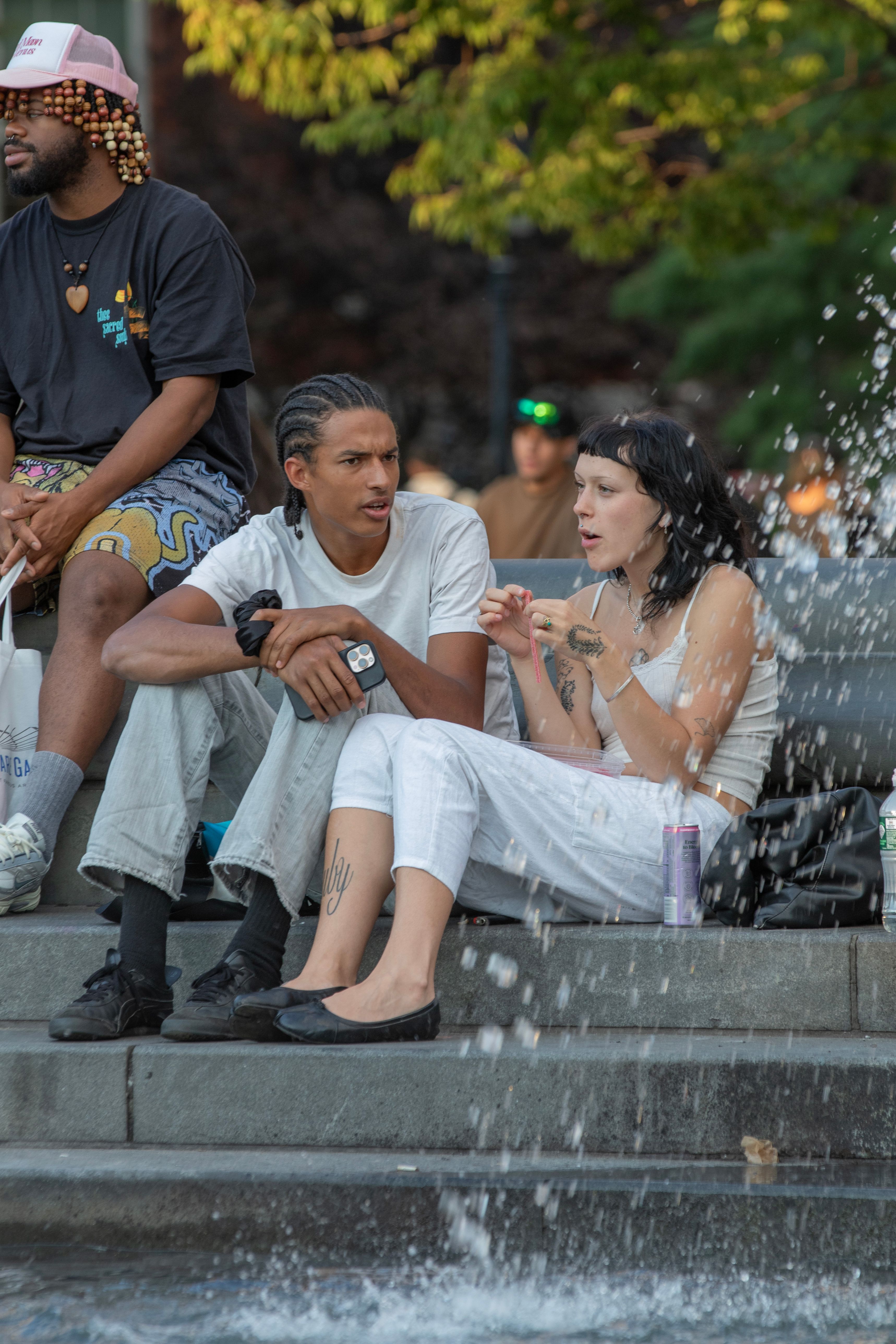 Conversations by the Fountain
