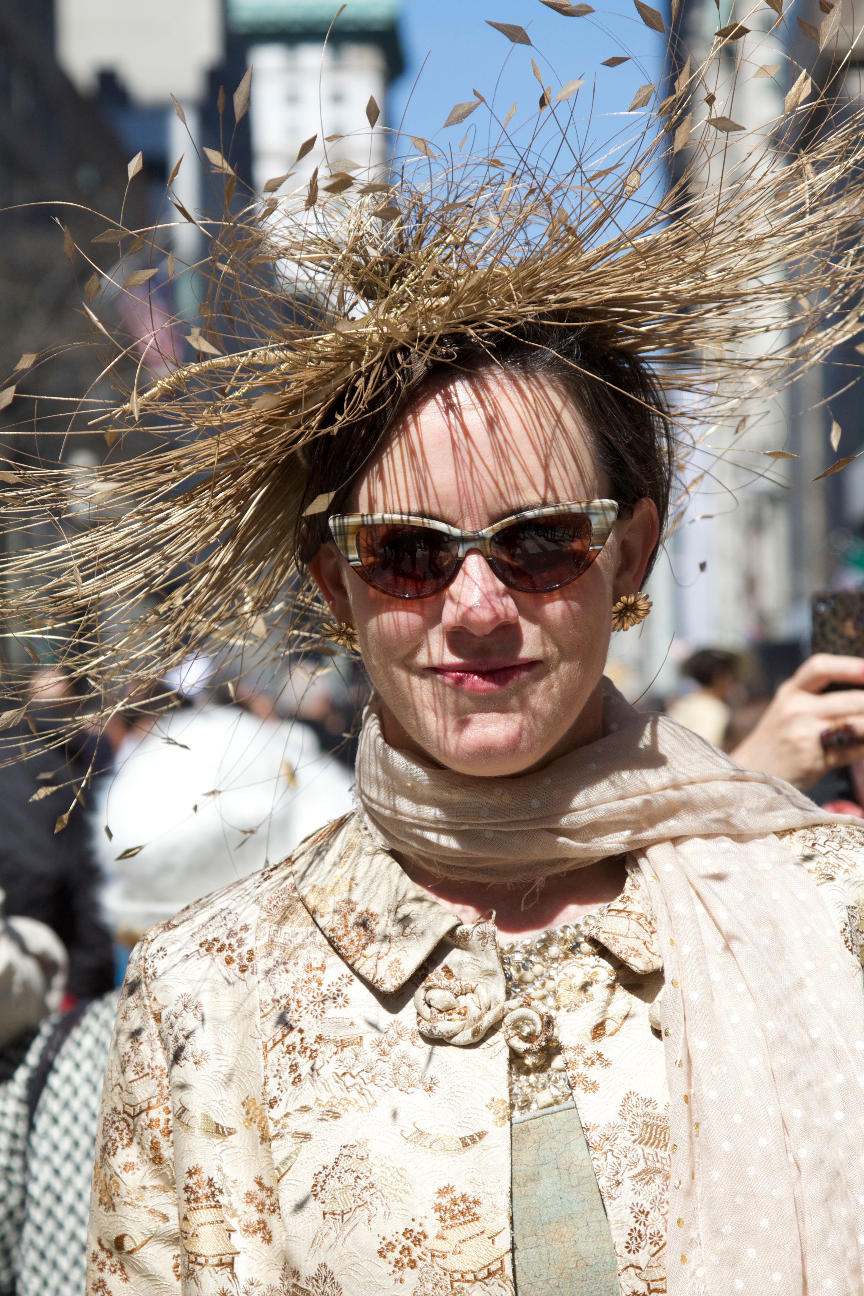 Golden Field — Minimalist Headpiece