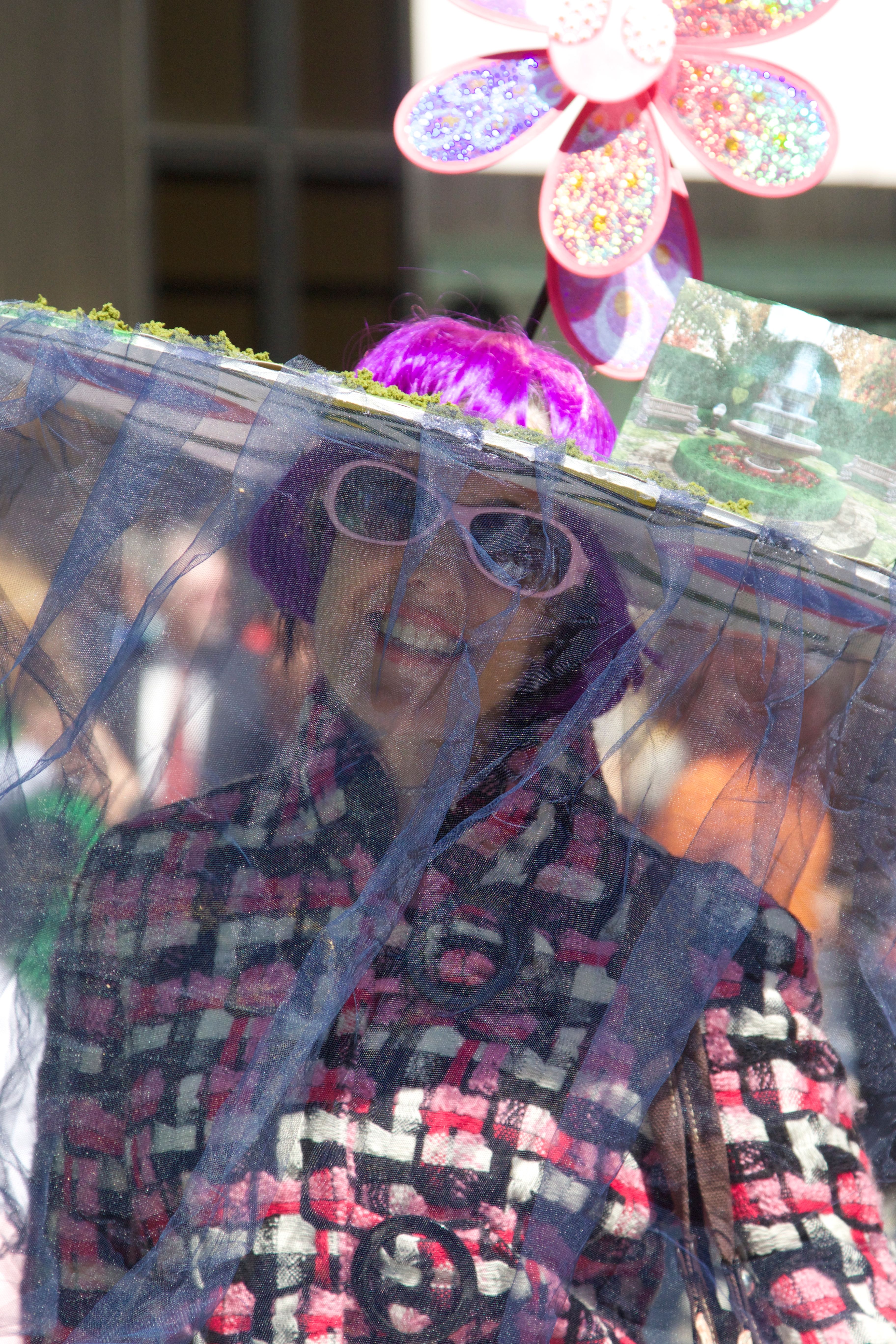 Veiled Smile — Textile Experiment