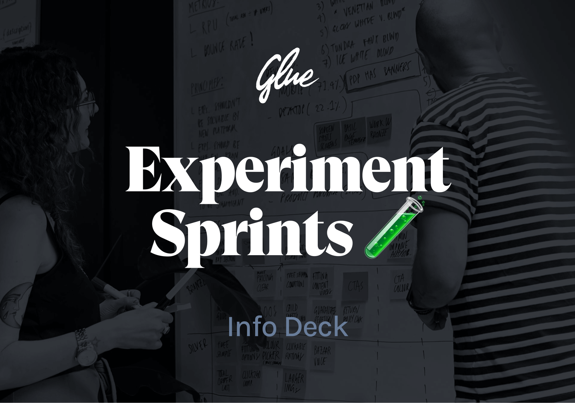 Glue Experiment Sprints info-deck cover