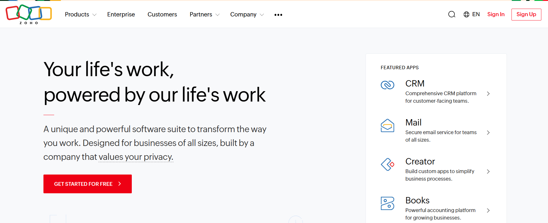 ZOHO CRM
