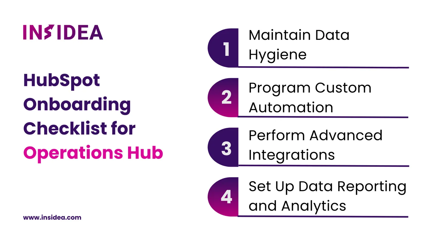 HubSpot Onboarding Checklist for Operations Hub