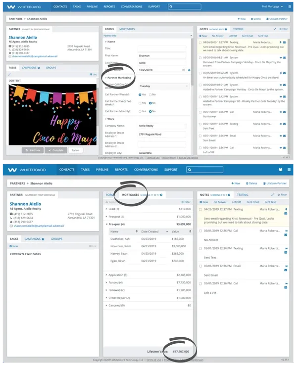 Whiteboard CRM