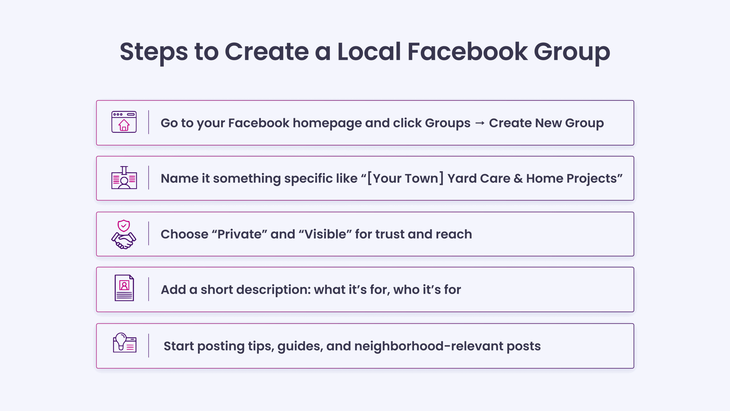 How to Create a Local Facebook Group