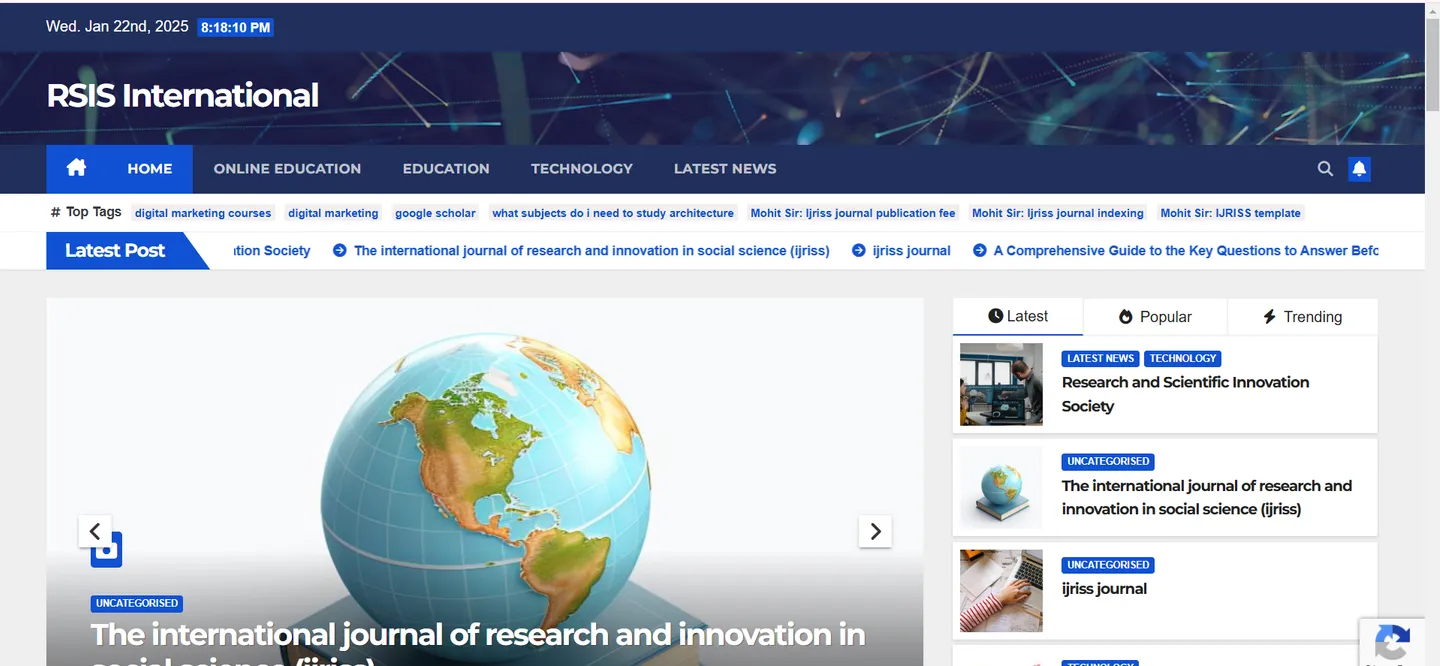 RSIS INTERNATIONAL