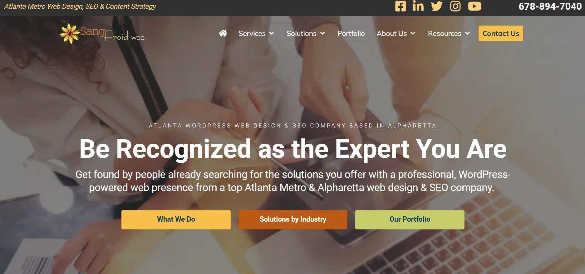Atlanta Metro Web Design, SEO and Content Strategy
