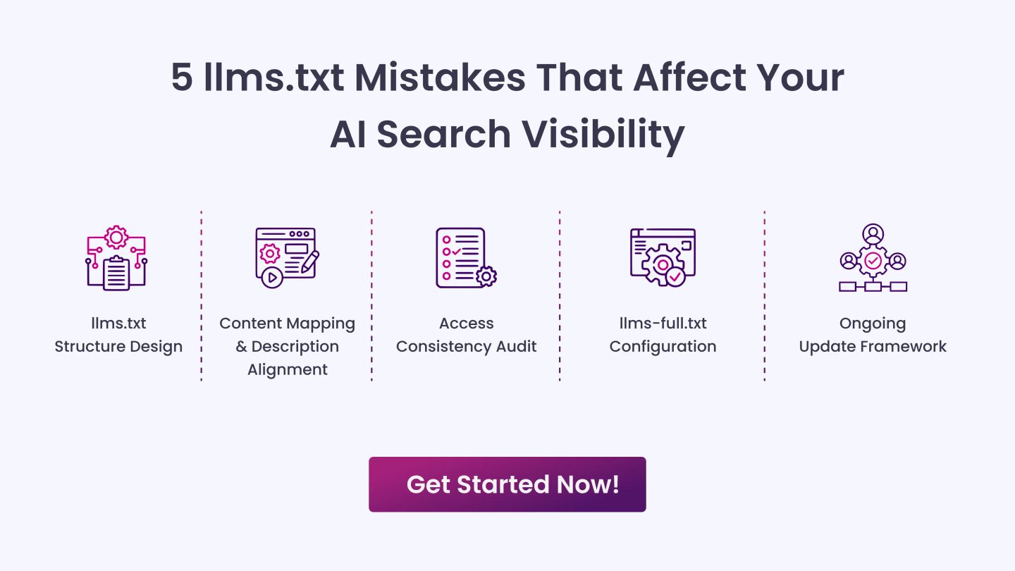 5 llms.txt Mistakes That Affect Your AI Search Visibility-5
