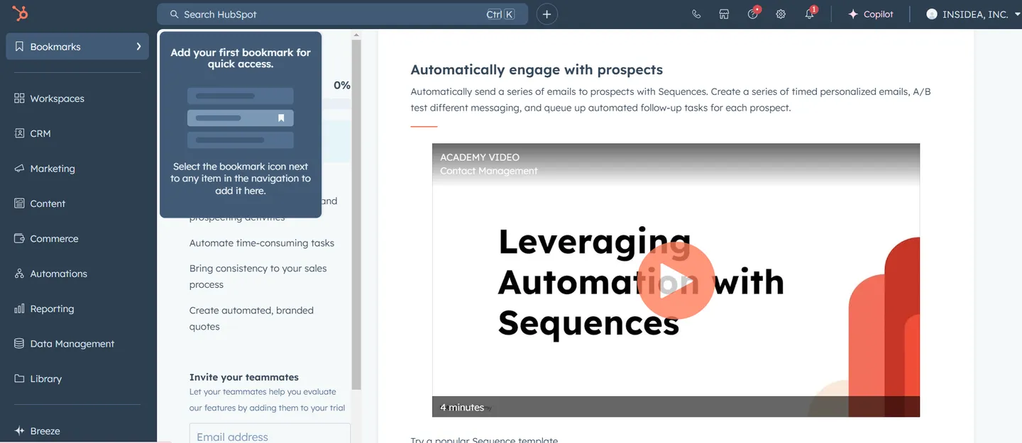 Go to Automations > Workflows in your HubSpot account.