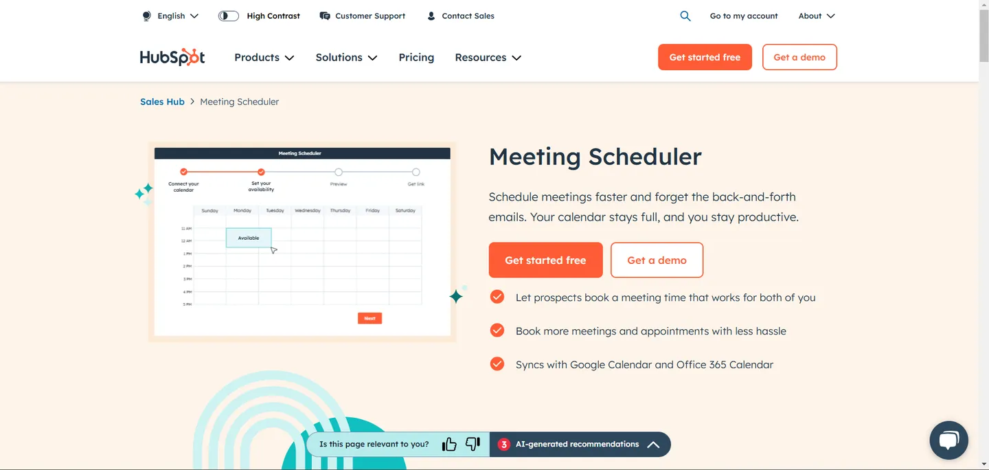 Utilize HubSpot’s Meeting Tool for Direct Scheduling Links