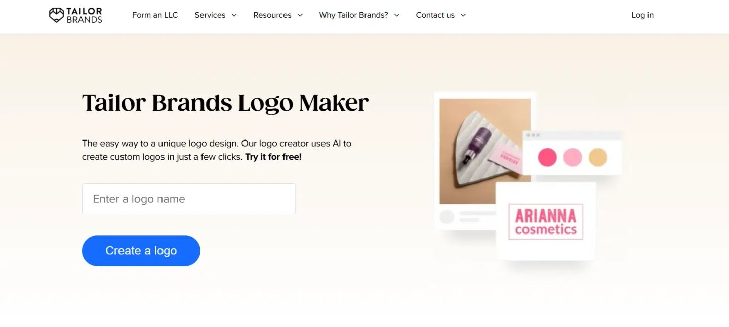 Tailor Brands Logo Maker