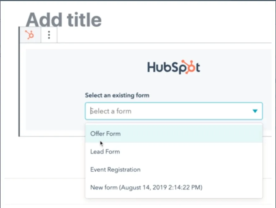 Choose and Configure Your Form