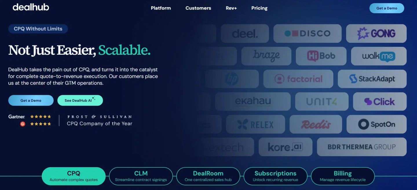 DealHub Sales Quoting Software