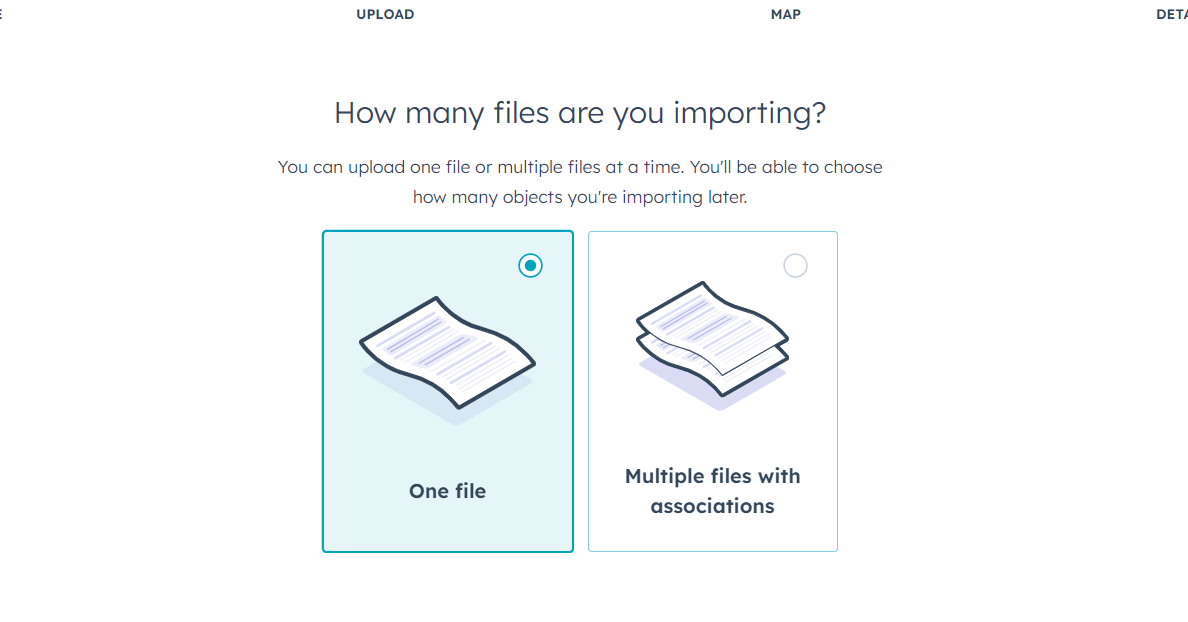 Choose Your Import Type